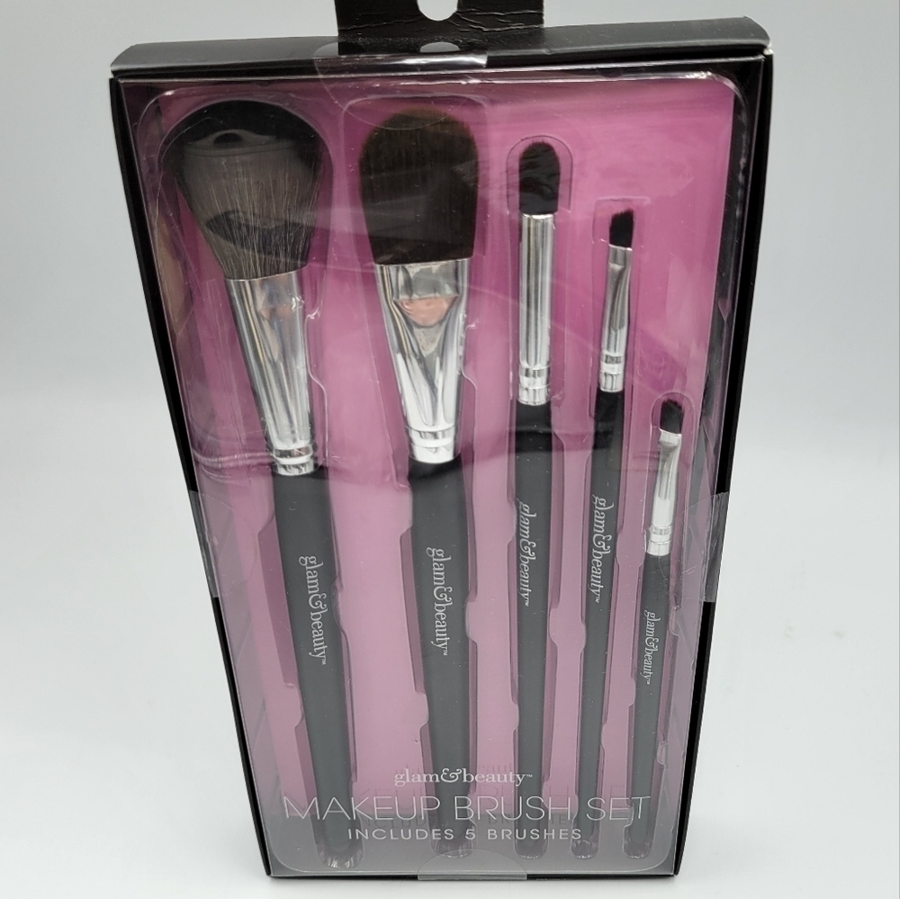 Glam Beauty Makeup Brush 5 Piece Set